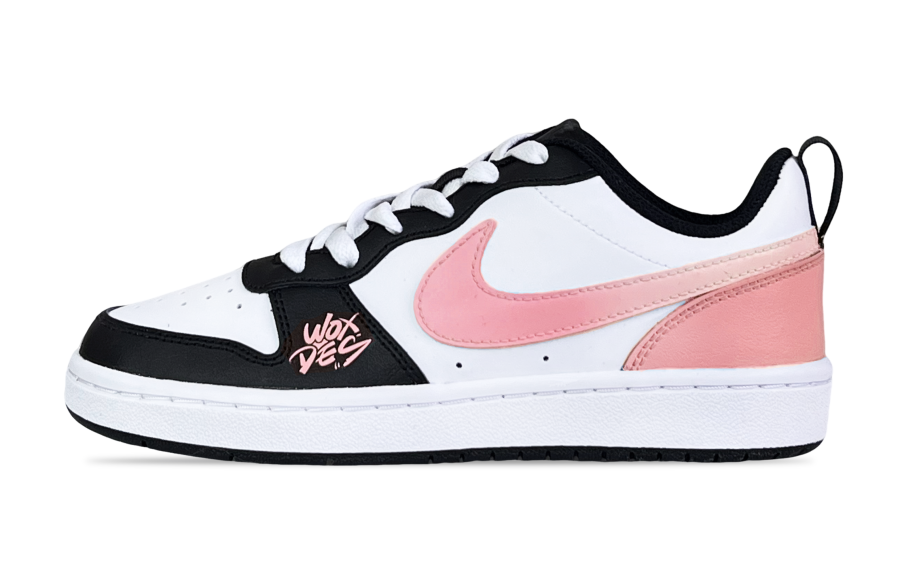 Nike Nike Court Borough Peach Soda Low top Skateboard Shoes GS Pink