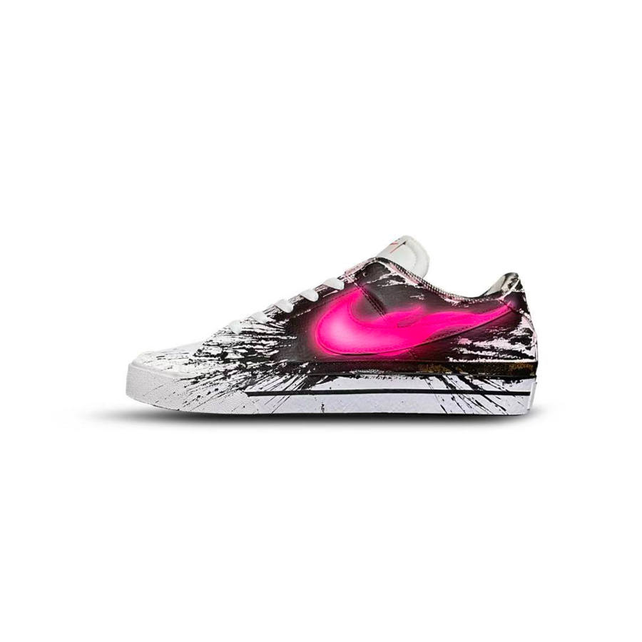 Nike Nike Court Legacy Ta Tu Alice Wear resistant And Lightweight Low top Skateboard Shoes Unisex Black Pink
