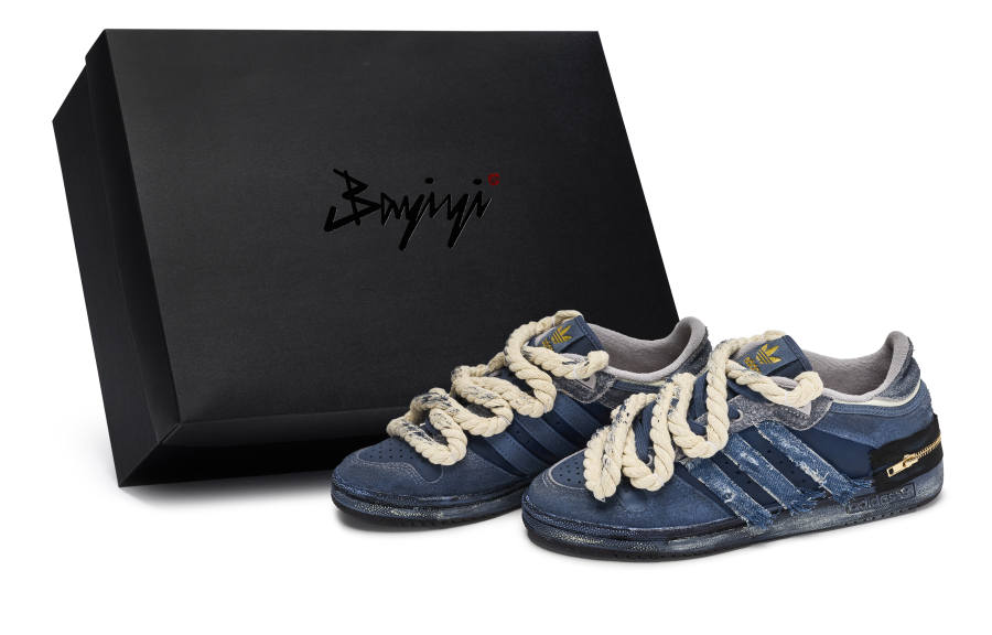 Adidas Originals CENTENNIAL RM 811 Manufacturing, Blue White Denim, Special Shoe Box Low top Skateboard Shoes Unisex