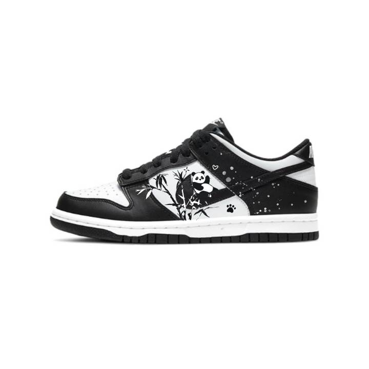 Nike Nike Dunk Slip Resistant, Abrasion Resistant, Lightweight Low top Skateboard Shoes Unisex Black White