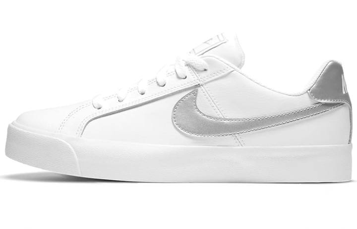 Nike Nike Court Royale AC Synthetic Leather Comfortable Abrasion Resistant Cushioning Slip Resistant Low top