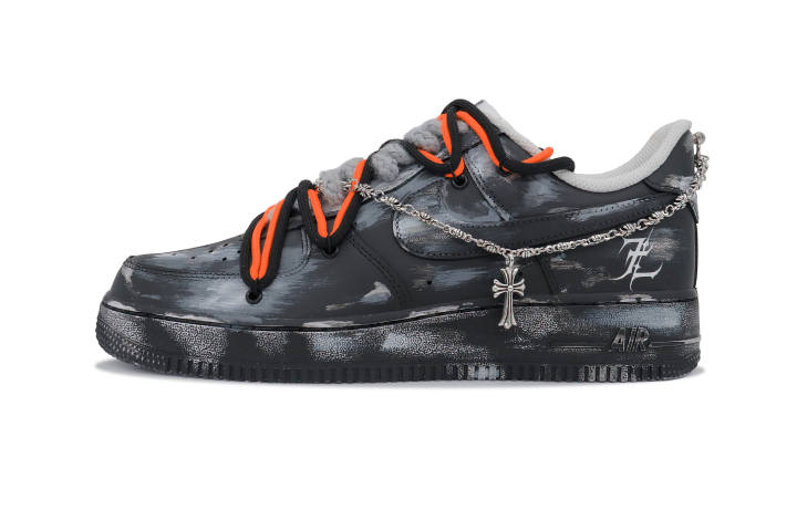 Nike Nike Air Force 1 Starlight Manufacturing, Dark Nightmare, Vintage Cow Leather Abrasion Resistant Balance Low top