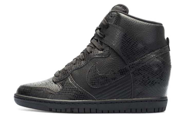 Nike Nike Dunk High Sky Hi Black Leather Snake GS