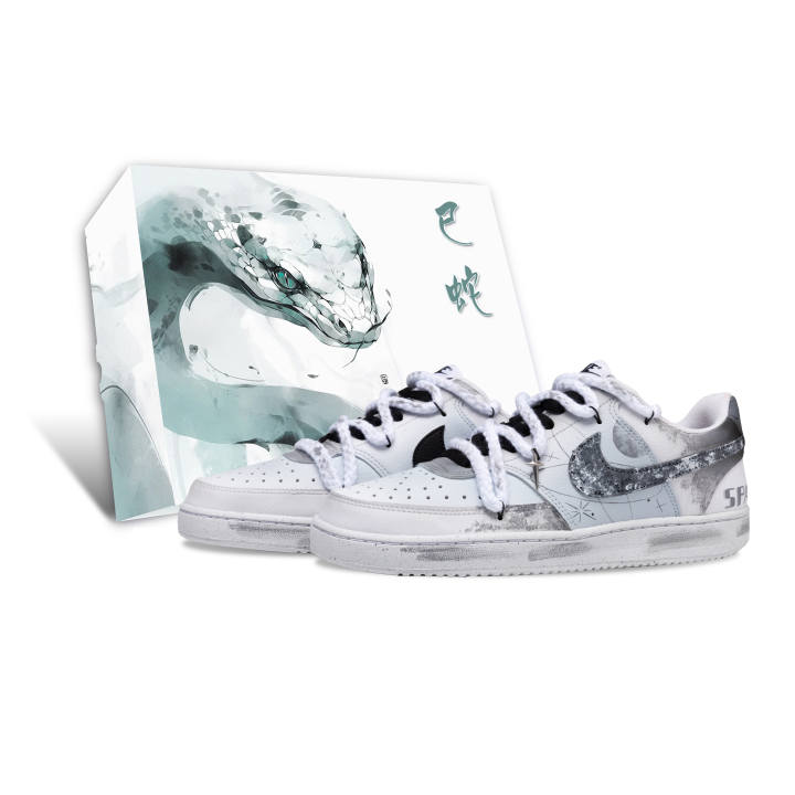 Nike Nike Court Vision 1 Wear resistant And Lightweight Low top Skateboard Shoes Men's Gray