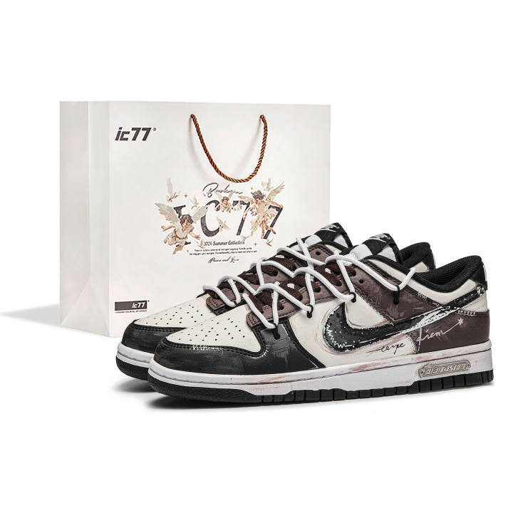 Nike Nike Dunk Brave Gaming Box Abrasion Resistant Lightweight Wear resistant And Lightweight Low top Skateboard Shoes Men's