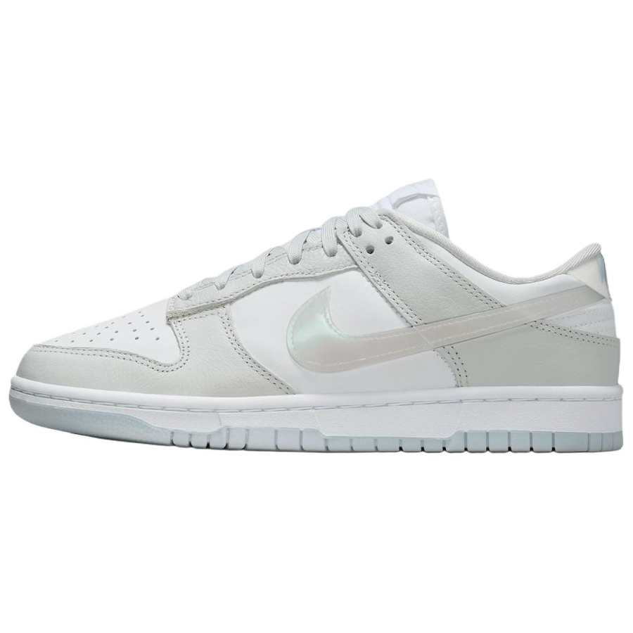 Nike Nike Dunk Leather Low top Skateboard Shoes Women's Light Gray