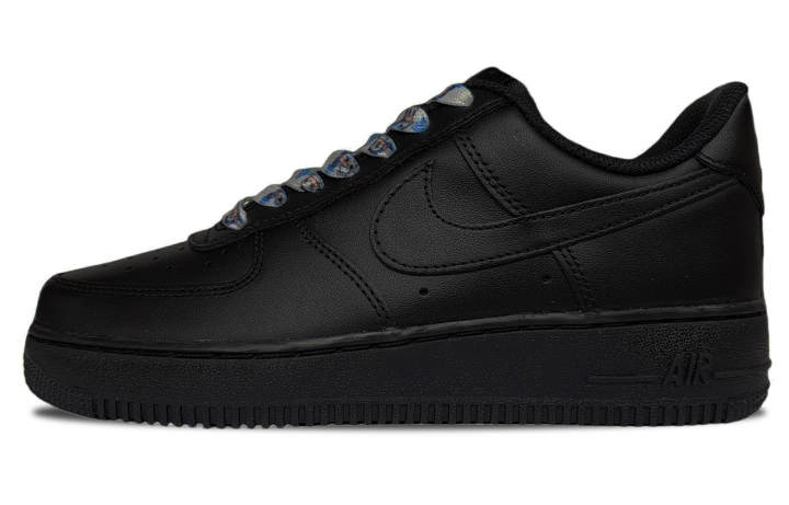 Nike Nike Air Force 1 Abrasion Resistant Abrasion Resistant Low top Skateboard Shoes Unisex Black
