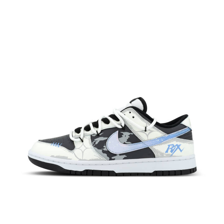Nike Nike Dunk Optimus Primal XJDD Planet Evolution Low top Skateboard Shoes Unisex Gray Blue