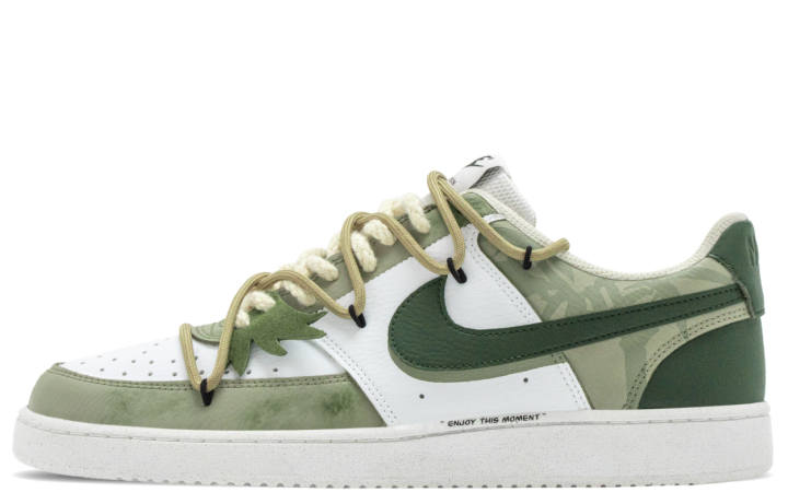 Nike Nike Court Vision 1 Bamboo Forest Low top Skateboard Shoes Men's Green
