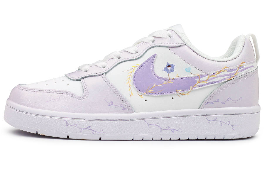 Nike Nike Court Borough Low top Skateboard Shoes Women's White Purple