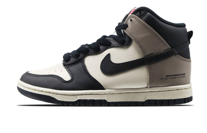 Nike Nike Dunk High Slip Resistant Abrasion Resistant High top Skateboard Shoes Women's Umber