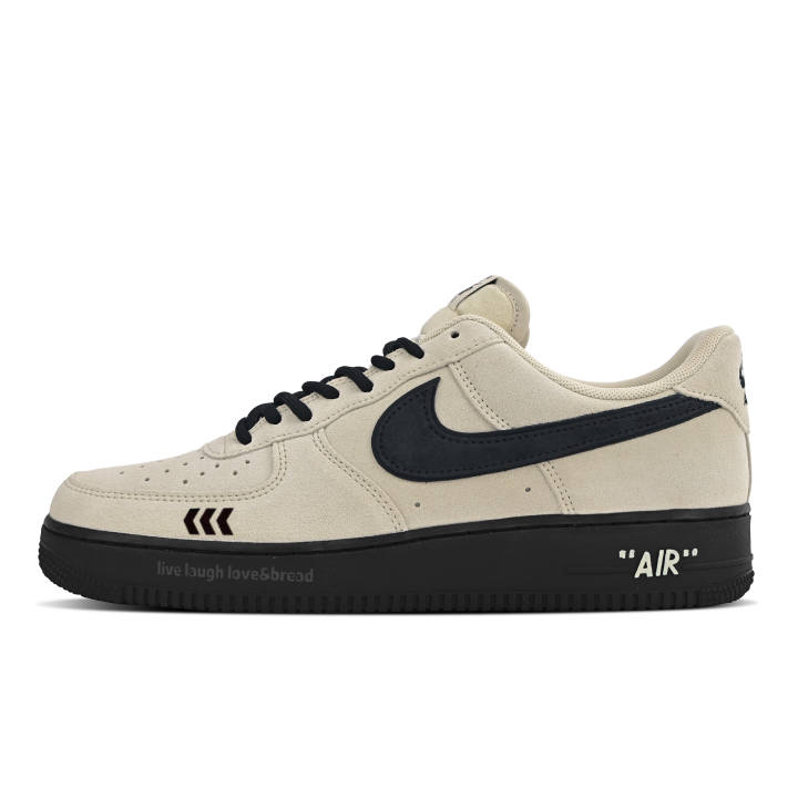 Nike Nike Air Force 1 Abrasion Resistant Lightweight Low top Skateboard Shoes Men's Khaki Brown