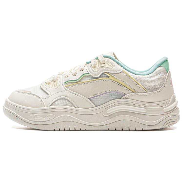 Li-Ning Li Ning Future Flow Coverage Abrasion Resistant Low top Skateboard Shoes Women's White