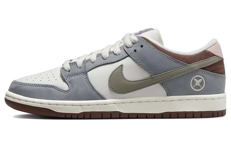 Nike Nike x Yuto Horigome Dunk SB Dunk Low Collaboration Low top Skateboard Shoes Unisex Gray White