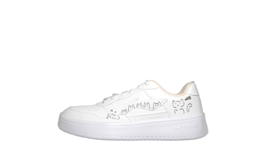 Li-Ning Li Ning Floating Boat Synthetic Leather Abrasion Resistant Cushioning Low top Skateboard Shoes Women's
