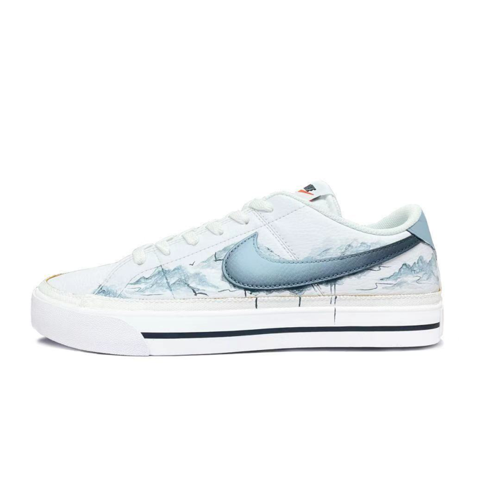 Nike Nike Court Legacy Distant Mountain Summer's End Abrasion Resistant Abrasion Resistant Low top Skateboard Shoes Unisex