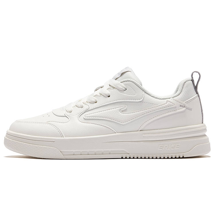 Erke Flying Phoenix Abrasion Resistant Slip Resistant Low top Skateboard Shoes Men's Microcrystal White