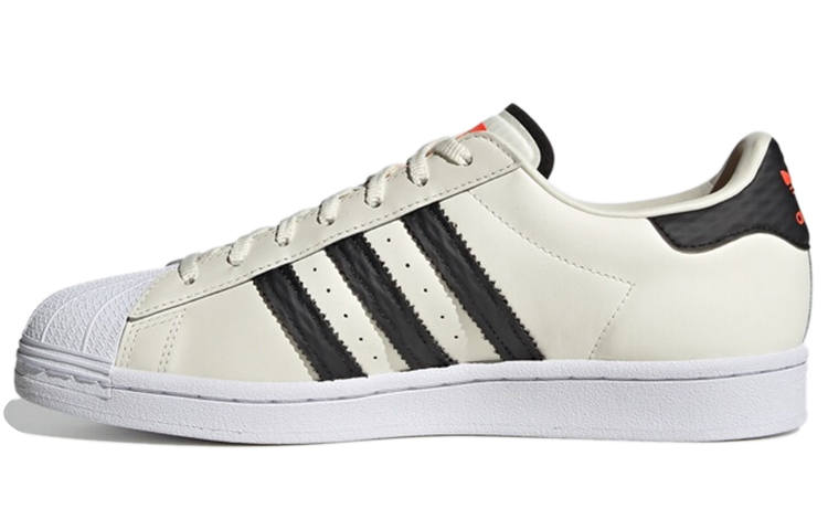 Adidas Originals Superstar Shoes 'White Black Orange'
