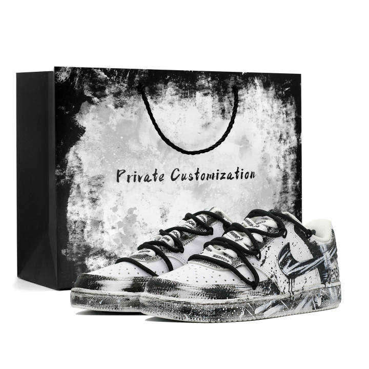 Nike Nike Court Vision 1 Abrasion Resistant Low top Skateboard Shoes Unisex