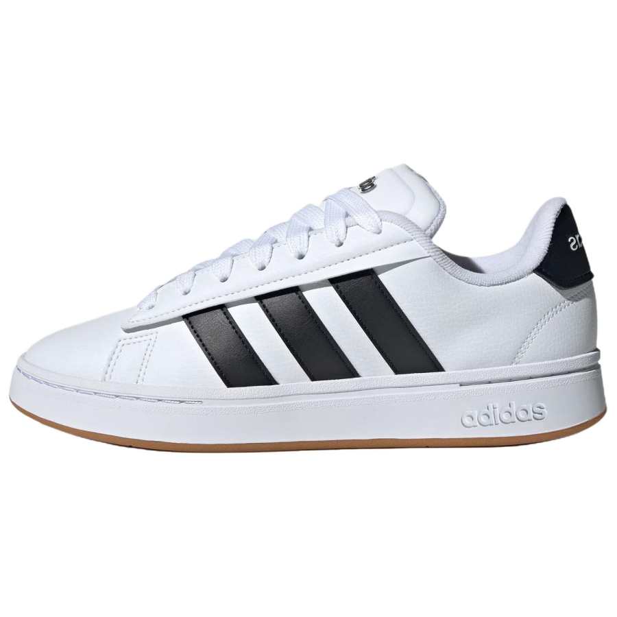 Adidas Adidas GRAND COURT ALPHA Abrasion Resistant Low top Skateboard Shoes Unisex White Black