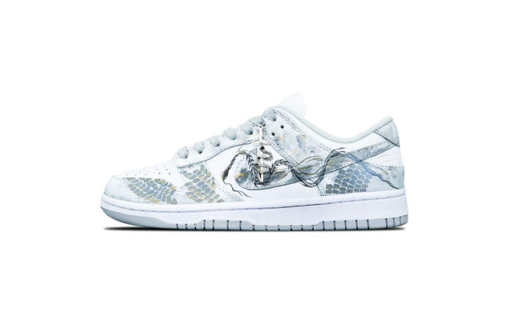 Nike Nike Dunk Nine Skies Slip Resistant Low top Skateboard Shoes Men's Gray
