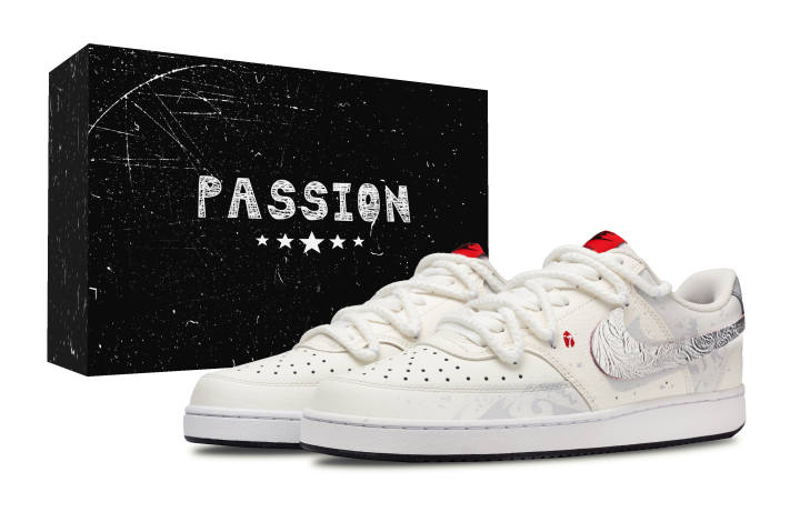 Nike Nike Court Vision 1 Silver Wing Regression Cushioning Abrasion Resistant Cushioning, Wear Resistant Low top