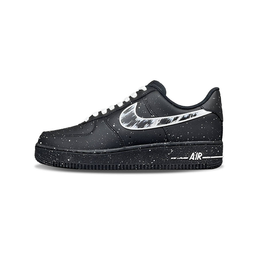 Nike Nike Air Force 1 Cushioning Abrasion Resistant Cushioning, Wear Resistant Low top Skateboard Shoes Unisex Black