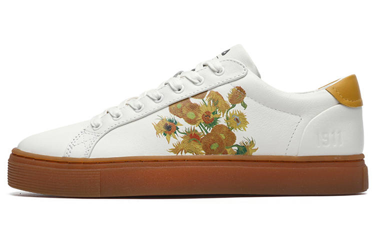 FILA Low Top Sneakers White/Coffee Women's