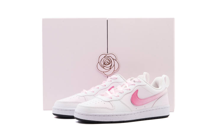 Nike Nike Court Borough Abrasion Resistant Low top Skateboard Shoes Women's Pink