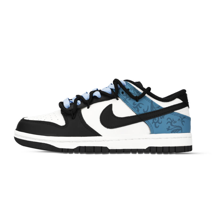 Nike Nike Dunk Panda, Yutian Zhizhou Abrasion Resistant Abrasion Resistant Low top Skateboard Shoes Unisex Blue Black White