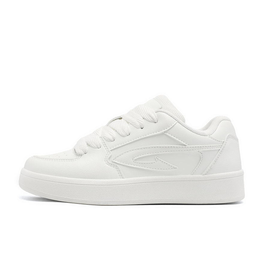 DEERWAY Abrasion Resistant Low top Skateboard Shoes Women's White