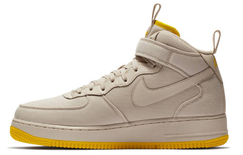 Nike Nike Air Force 1 Mid Canvas Desert Sand Vivid Sulfur