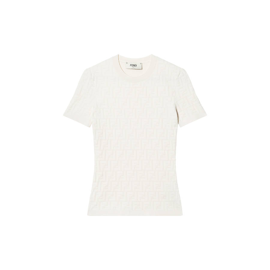 FENDI Crewneck Short-Sleeved Jumper