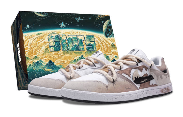 Nike Nike SB Alleyoop Slip Resistant, Abrasion Resistant, Lightweight Low top Skateboard Shoes Men's White Brown