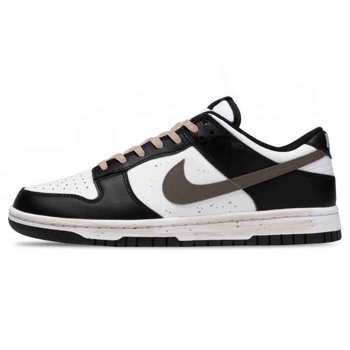 Nike Nike Dunk Black Rock Panda Cushioning, Wear Resistant Low top Skateboard Shoes Unisex Black White Brown