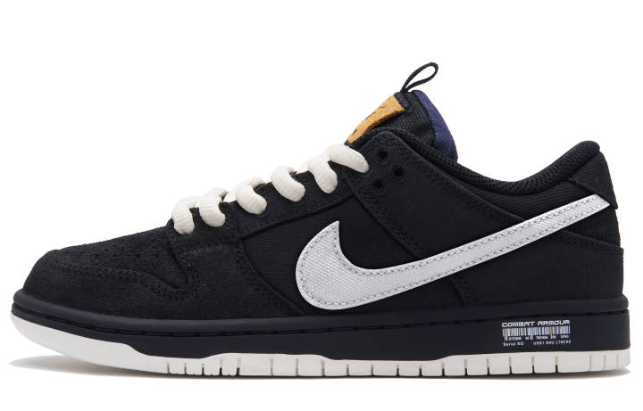 Nike Nike Dunk SB Slip Resistant Cushioning Abrasion Resistant Low top Skateboard Shoes Unisex Black
