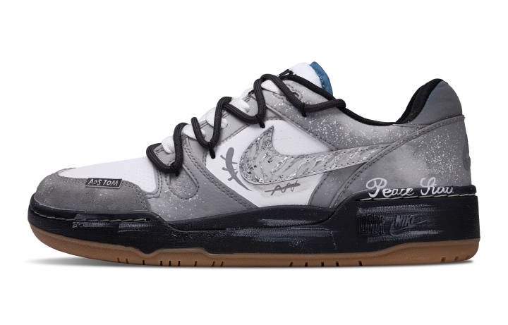 Nike Nike Full Force Low top Skateboard Shoes Men's Light Gray