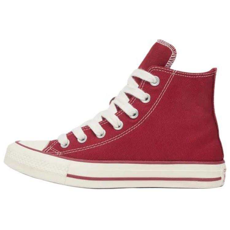 Converse All Star Slip Resistant Abrasion Resistant High top Skateboard Shoes Unisex Red