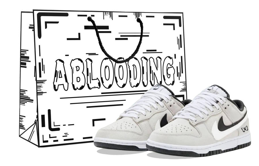 Nike Nike Dunk Abrasion Resistant Low top Skateboard Shoes Unisex White Black