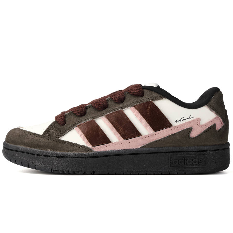 Adidas Adidas WCARD ADV Amber Melody Abrasion Resistant Low top Skateboard Shoes Unisex Brown White
