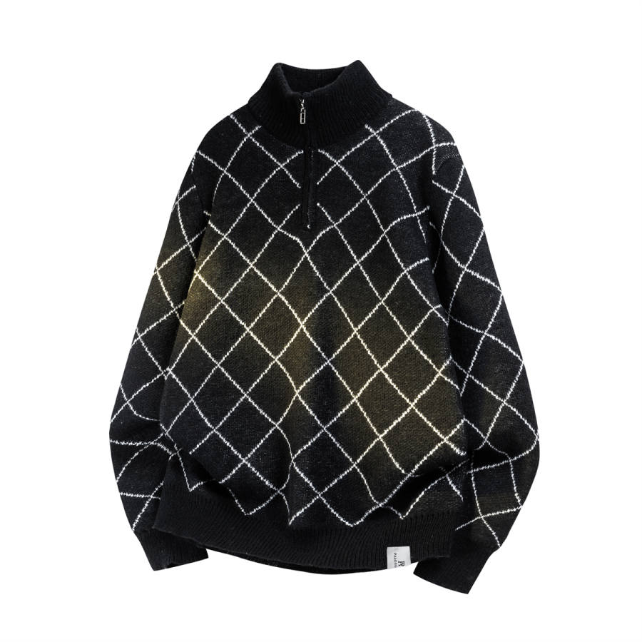 PAL ONGACO Sweaters Unisex Stand Collar Moderate
