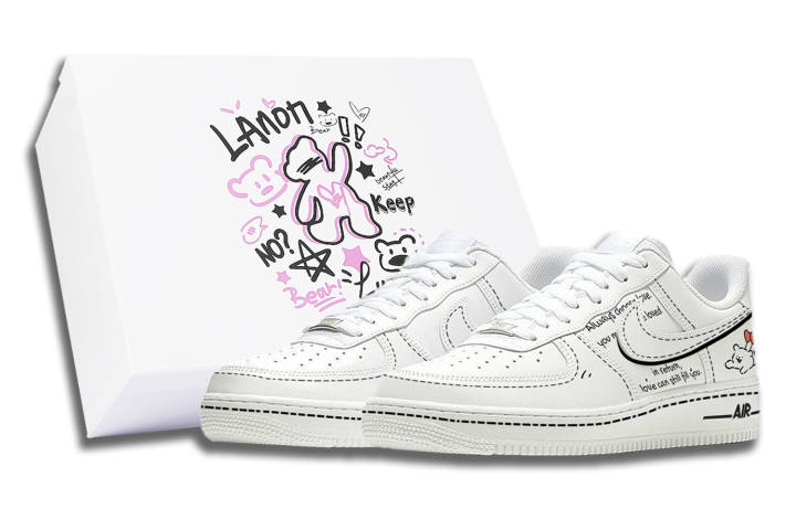 Nike Nike Air Force 1 Maltese, Believe In Love Slip Resistant, Abrasion Resistant, Lightweight