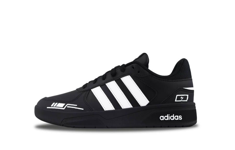 Adidas Neo Courtbeat Slip Resistant, Abrasion Resistant, Lightweight Low top Skateboard Shoes Unisex Black
