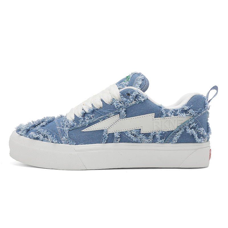 ABCDONGA x SHANDIANFENGBAO Coverage Abrasion Resistant Coverage Abrasion Resistant Low top Platform Skateboard Shoes