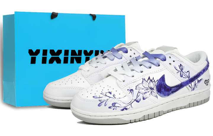 Nike Nike Dunk Low top Skateboard Shoes Unisex Mineral Purple