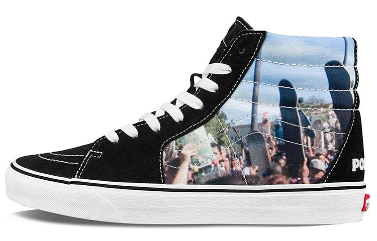 Vans Sk8 Moca x Frances Stark x Sk8 Vans-Hi 'Poets on the Pyre Iii 2015'
