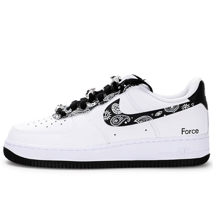 Nike Nike Air Force 1 Impact Resistance Low top Skateboard Shoes Men's Black White