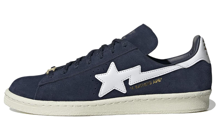 Adidas Originals x Bape Campus 80 "Collegiate Navy" sneakers