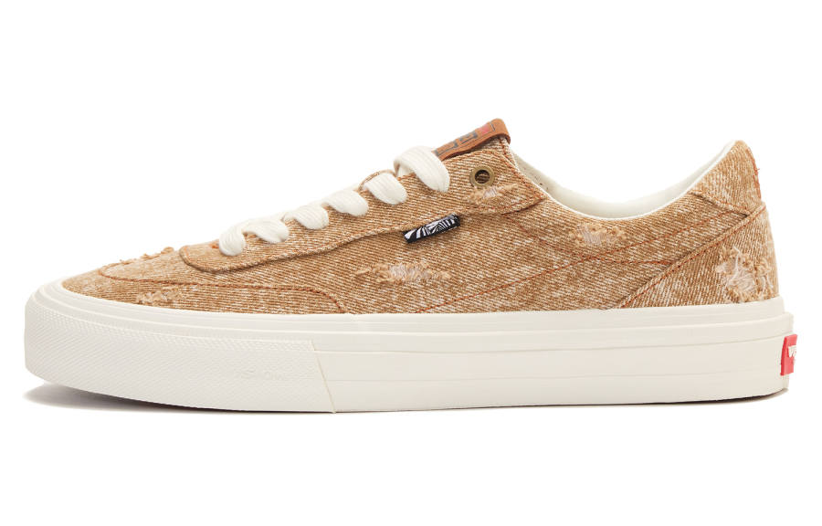 Vision Street Wear Flat Top Low top Skateboard Shoes Unisex Sun Tanned Brown
