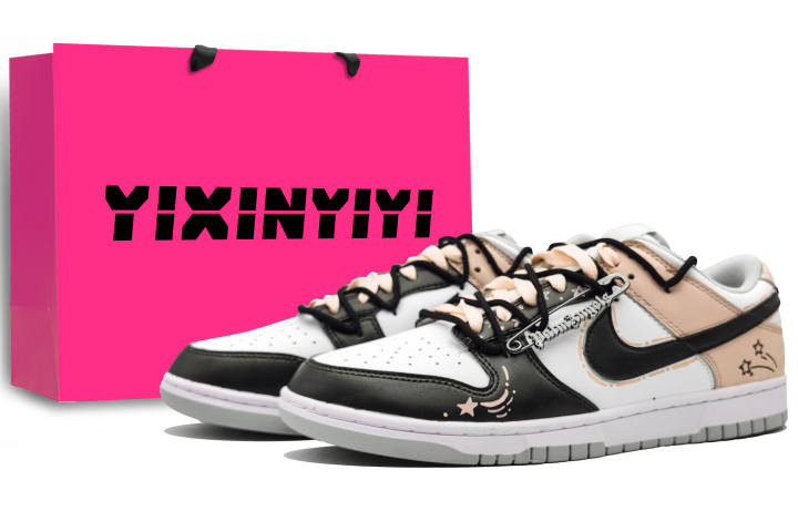 Nike Nike Dunk Abrasion Resistant Low top Skateboard Shoes Unisex Cloud Beige